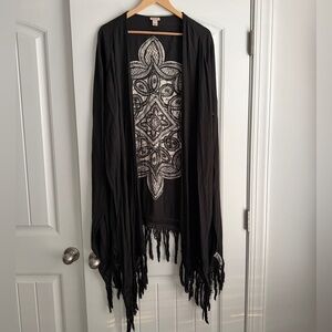 Mossimo Supply Co. Black Kimono